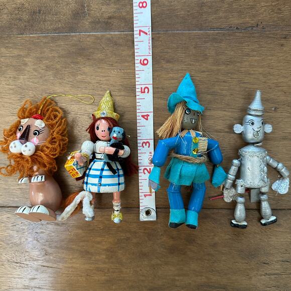 Vintage Wizard of Oz Wood Ornaments Handmade Christmas Holiday Decor Wicked 4 - Picture 8 of 8